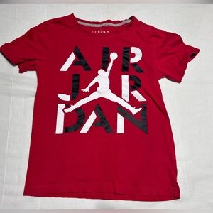 Jordan Red Kids Graphic Tee
